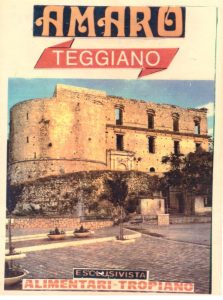Amaro Teggiano Etichetta Storica