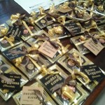 I cioccolatini all'Amaro Teggiano durante la presentazione del Chocolate Days alla Camera di Commercio di Salerno - Marzo 2015