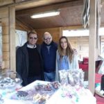 Salerno - Chocolate Days 2015. Il team con Giuseppe Lupo presidente proloco Auletta e proprietario della Tanagro Legno Idea - Marzo 2015