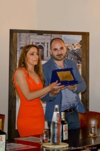 2015 - Il riconoscimento della famiglia Penna al team di Amaro Teggiano