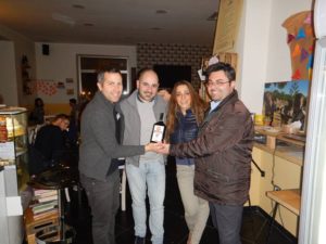 2016 - Il team con Gianluca De Martino dell'Eco Bistrot Salerno