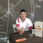 Sala Consilina: Il maestro pizzaiolo Francesca Gerbasio del Ristorante "Pizz e Maccarun" con l'Amaro Teggiano - Giugno 2016