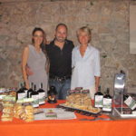 Teggiano: Alla Tavola della Principessa Costanza. Vincenza ed Enzo con Gisella Macchiaroli al Castello - Agosto 2014